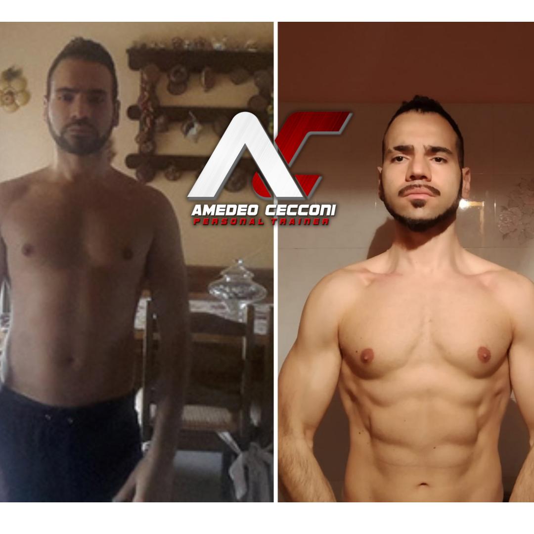 Trasformazione prima e dopo: meno 5 kg in 12 settimane
